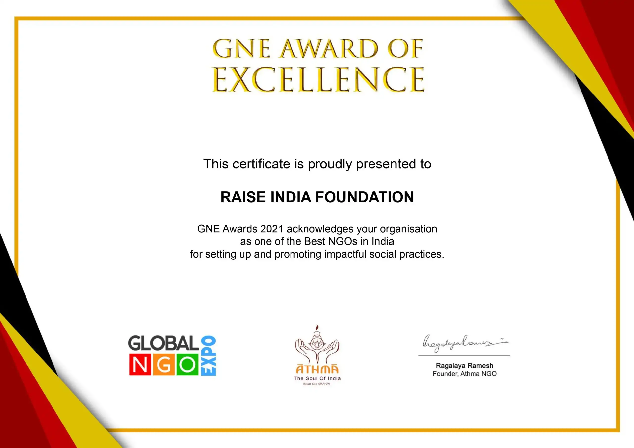 Global Ngo Expo Awards - Awards